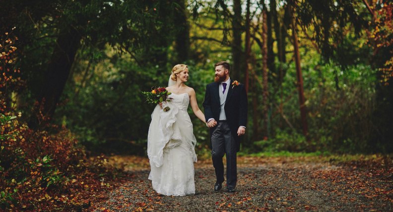 Lisnavagh House beautiful autumn wedding 1