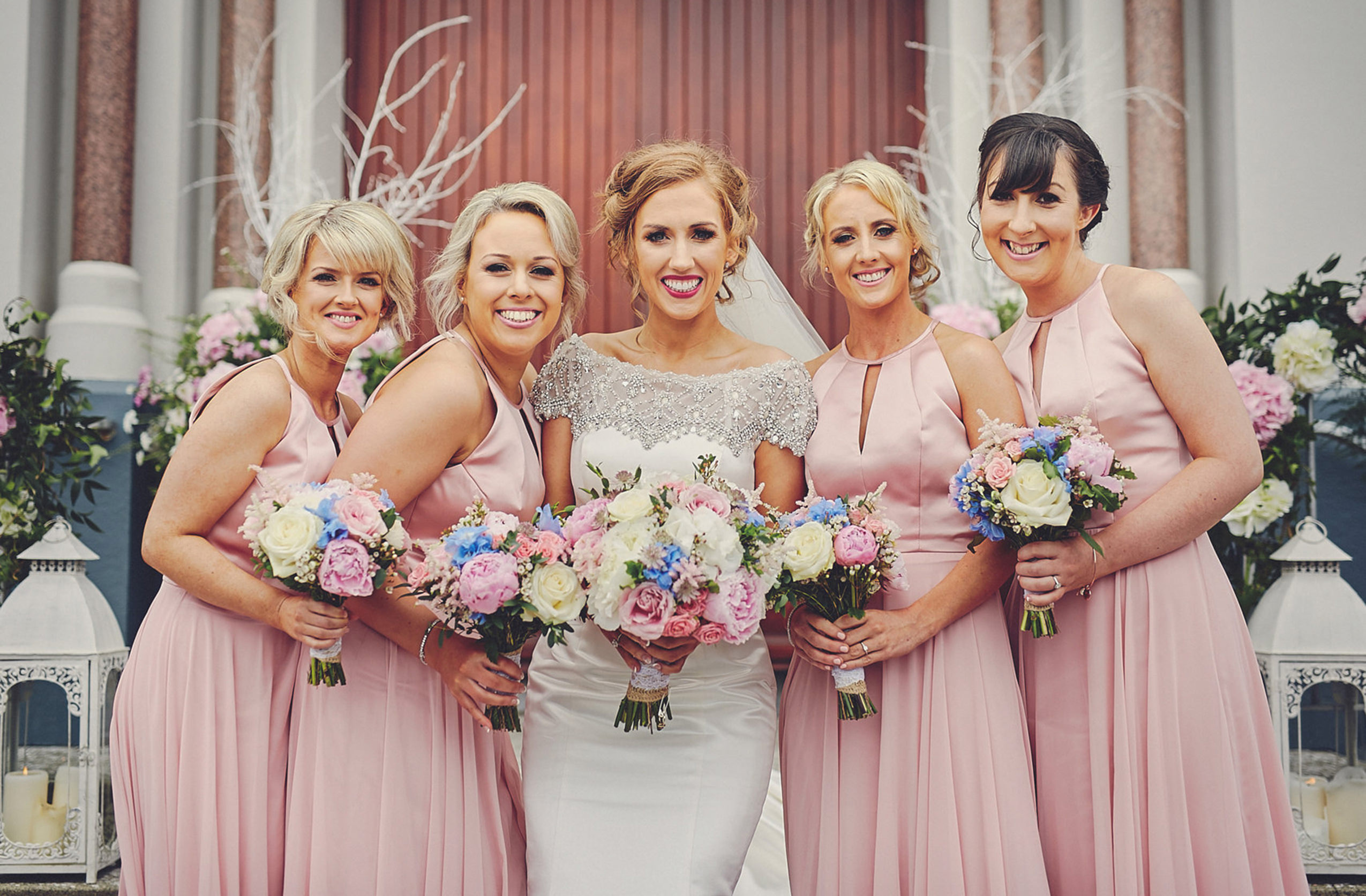 bridesmaid colour palette