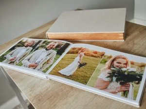 Wedding Photobook Album 30x45cm Bundle with Wooden Box