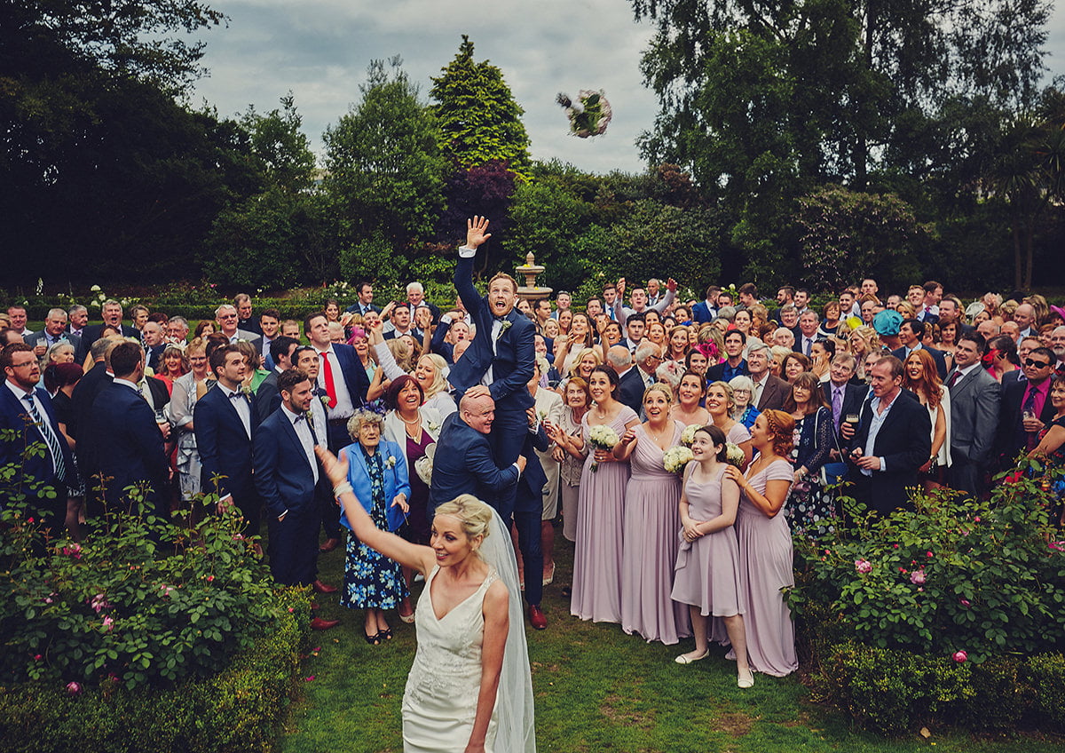 Throwing the Bouquet wedding