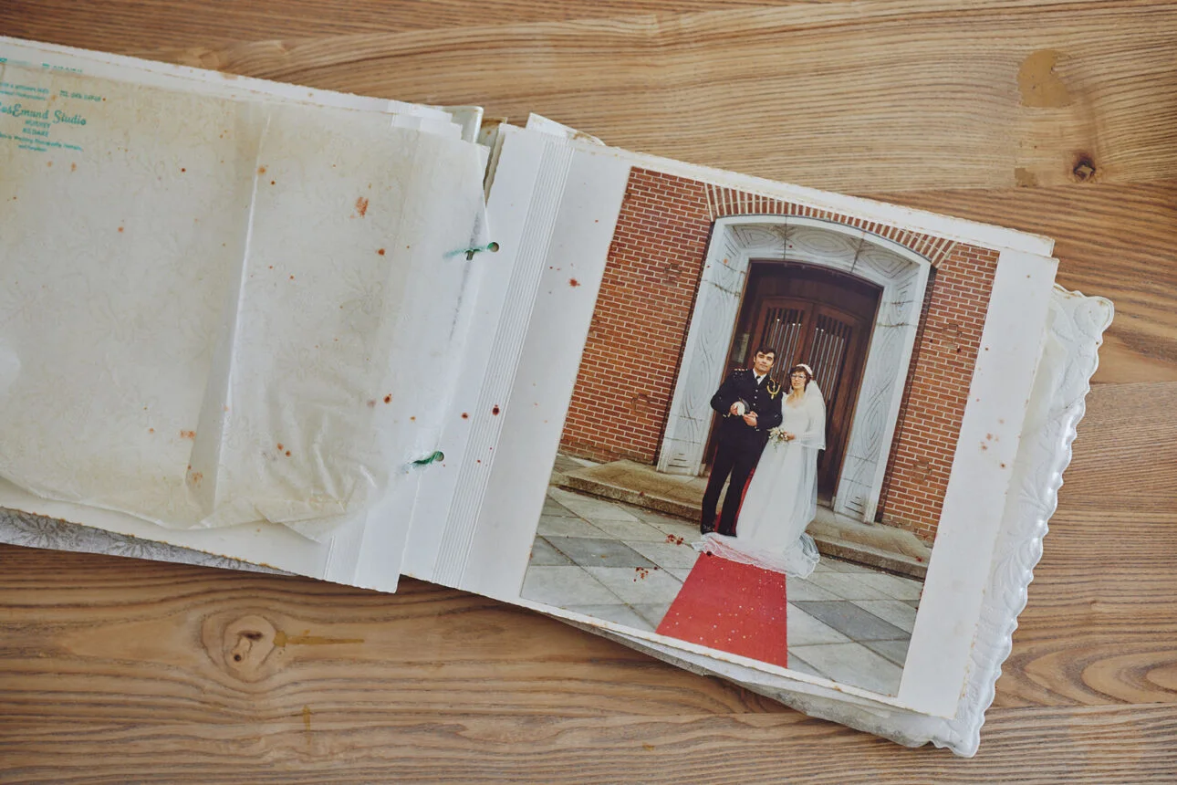 Old Wedding Album Restoration – The Perfect Anniversary Gift 1 Old Wedding Album Restoration – The Perfect Anniversary Gift 1