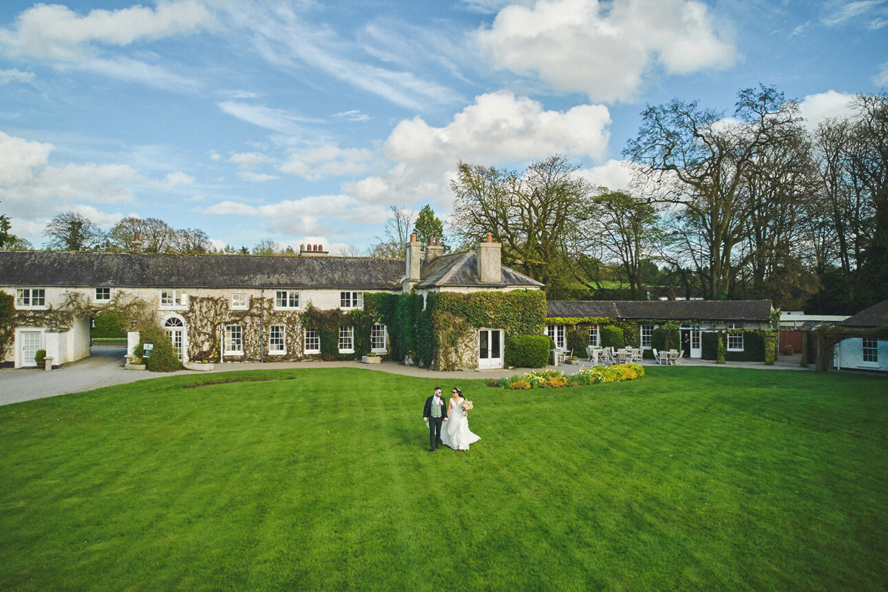 7 Reasons Rathsallagh Country House Deserves Every Wedding Venue Award They Have. 1 Rathsallagh House Wedding drone