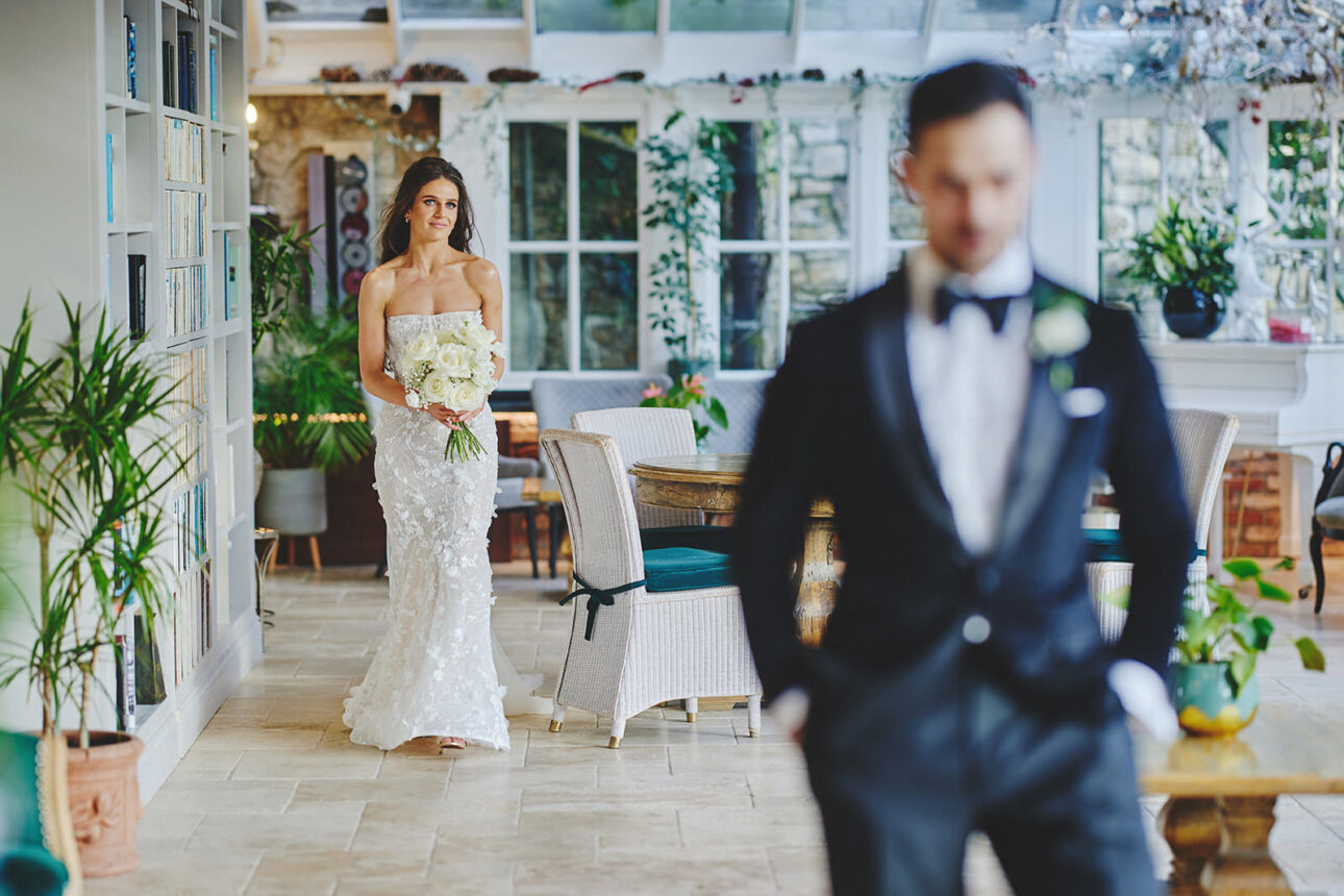 Best Irish Wedding Venues | Ballymagarvey Village 11 first look Ballymagarvey Village Wedding
