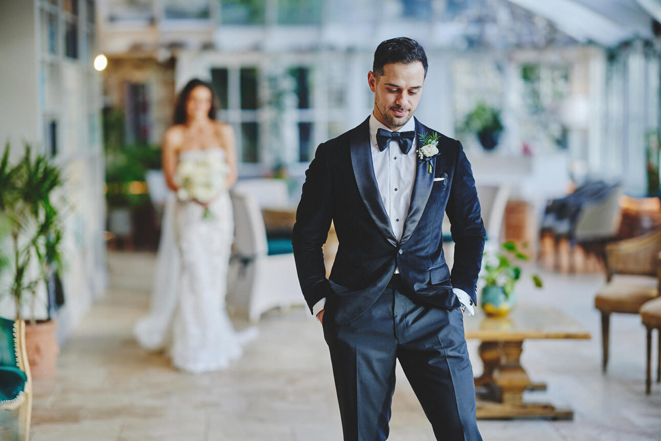 Best Irish Wedding Venues | Ballymagarvey Village 12 first look Ballymagarvey Village Wedding