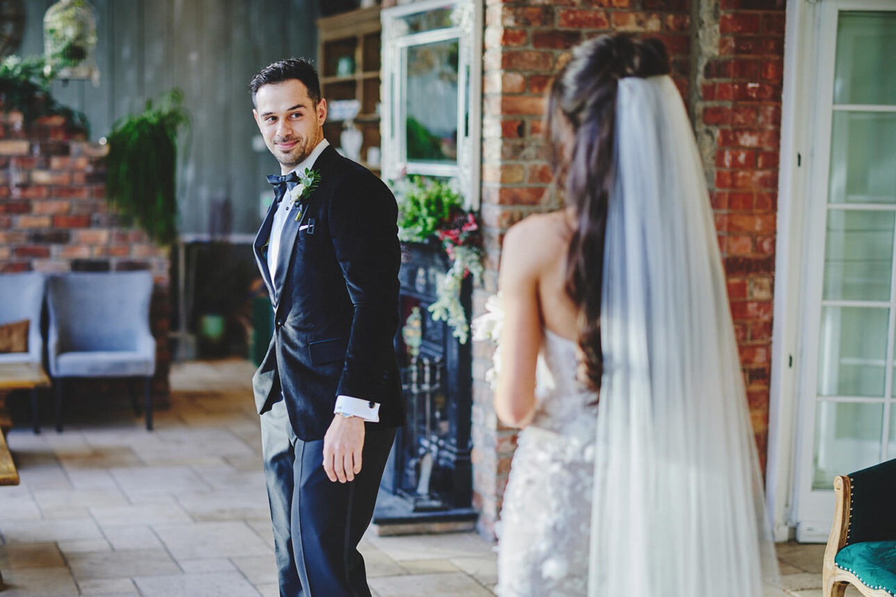 Best Irish Wedding Venues | Ballymagarvey Village 13 first look Ballymagarvey Village Wedding