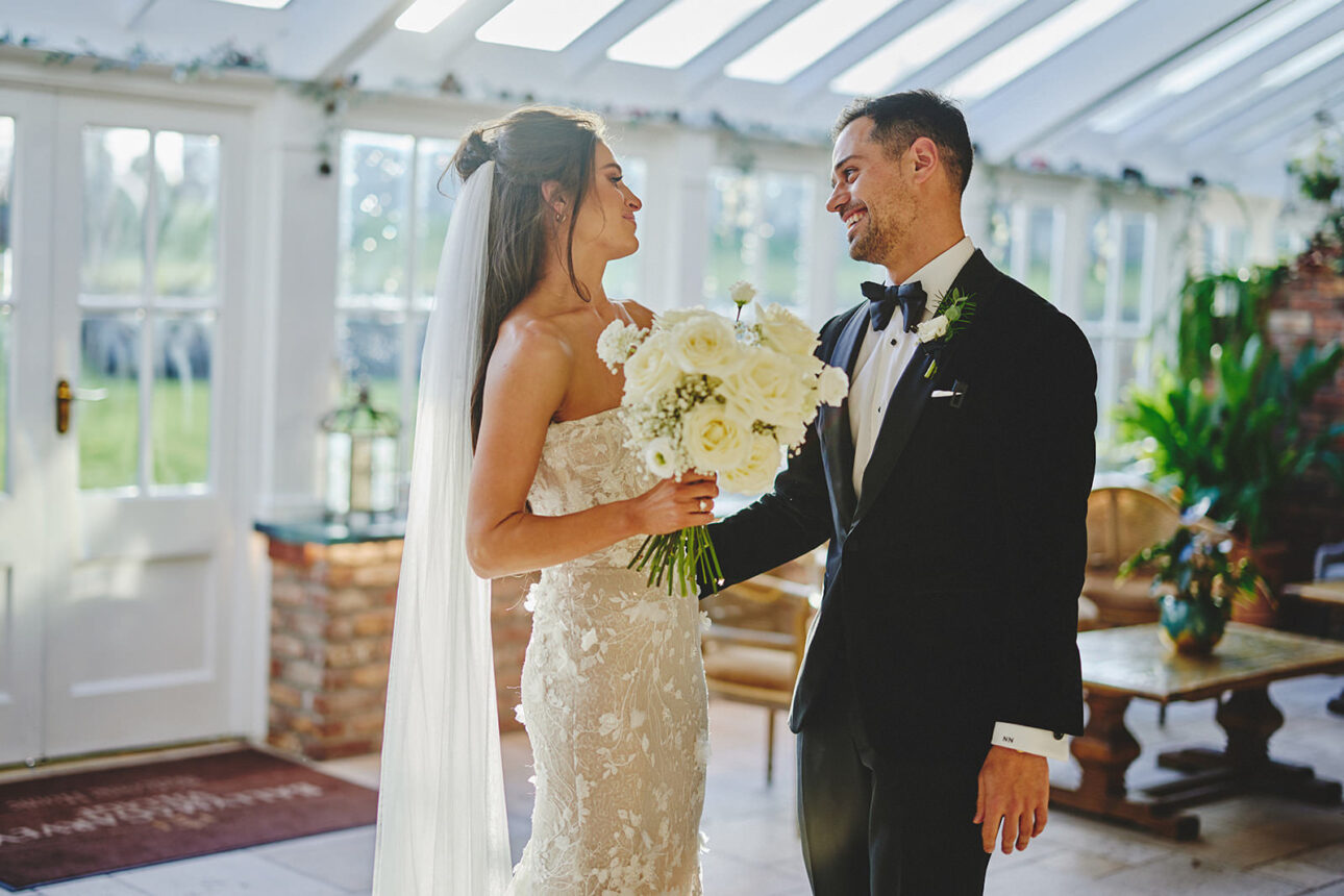 Best Irish Wedding Venues | Ballymagarvey Village 15 first look Ballymagarvey Village Wedding