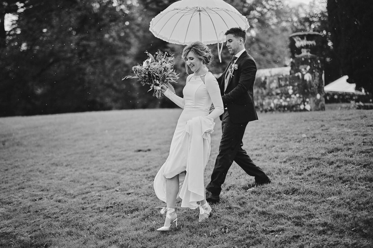 8 Reasons Castle Leslie is the Perfect Setting for a Romantic Wedding 14 Castle Leslie Wedding rain photos