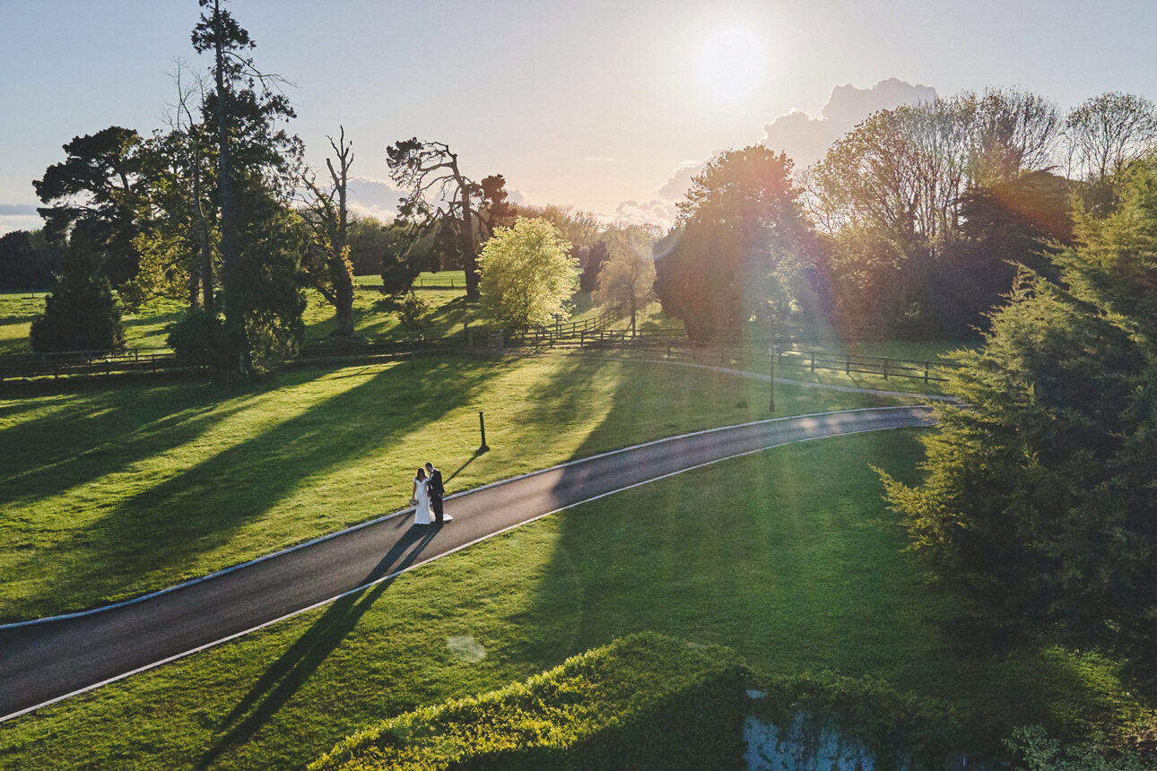 Bellingham Castle Wedding 6 Castle Bellingham Drone