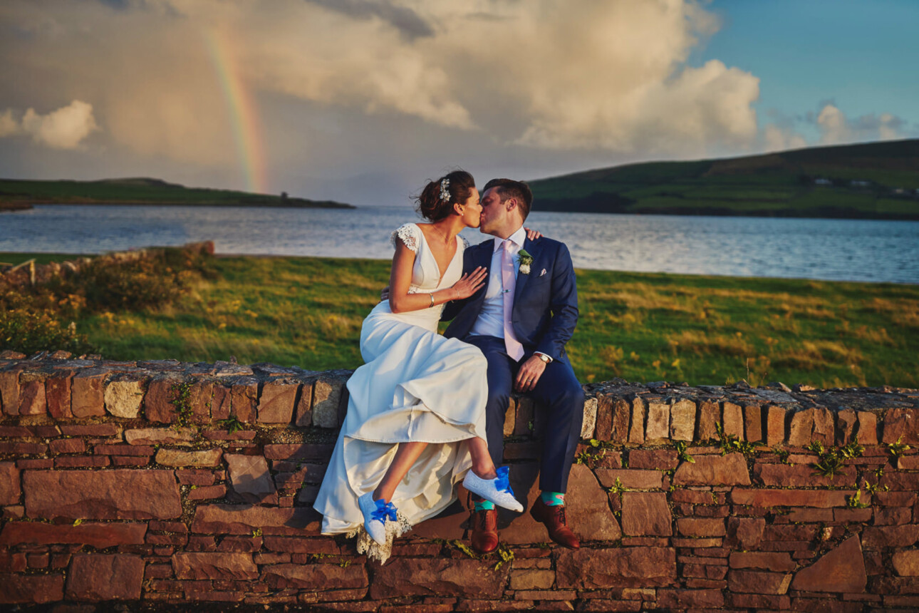 11 Tips Bride’s Guide to Selecting the Perfect Wedding Dress 34 Wedding photo rainbow