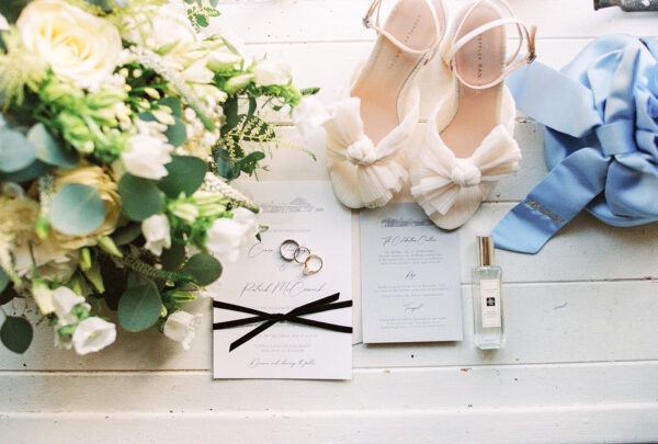 Analogue film wedding photography