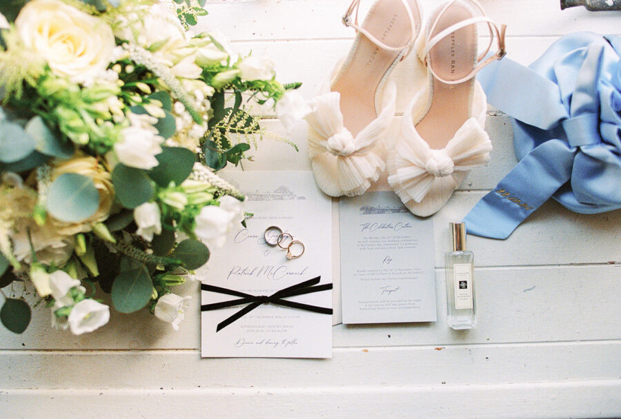 Analogue film wedding photography